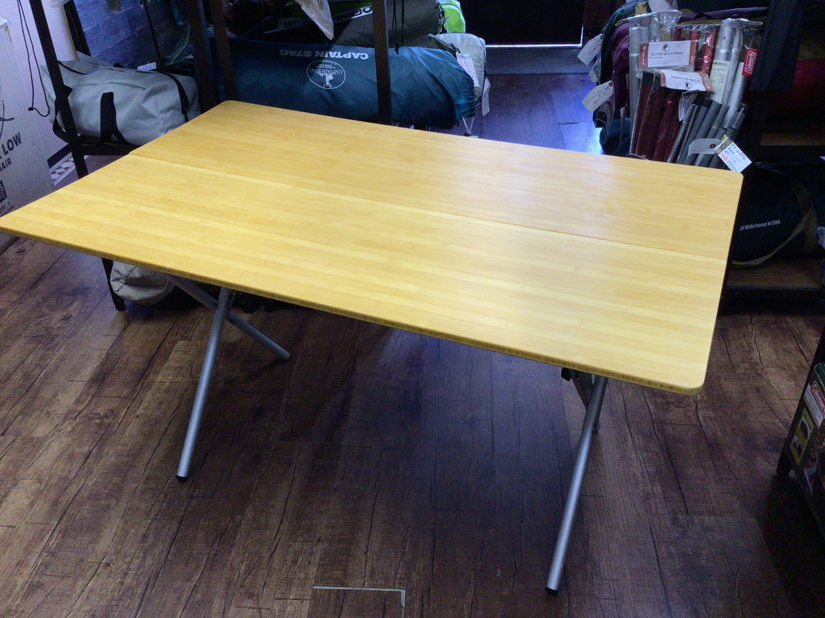 中古A】ワンアクションテーブルロング竹※旧モデル／snowpeak