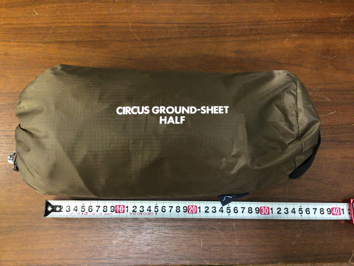 Tent-mark designs テンマクデザイン circus ground sheet half