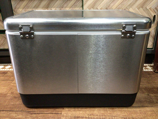 中古A】54QT ステンレススチールベルトクーラー（シルバー）／Coleman