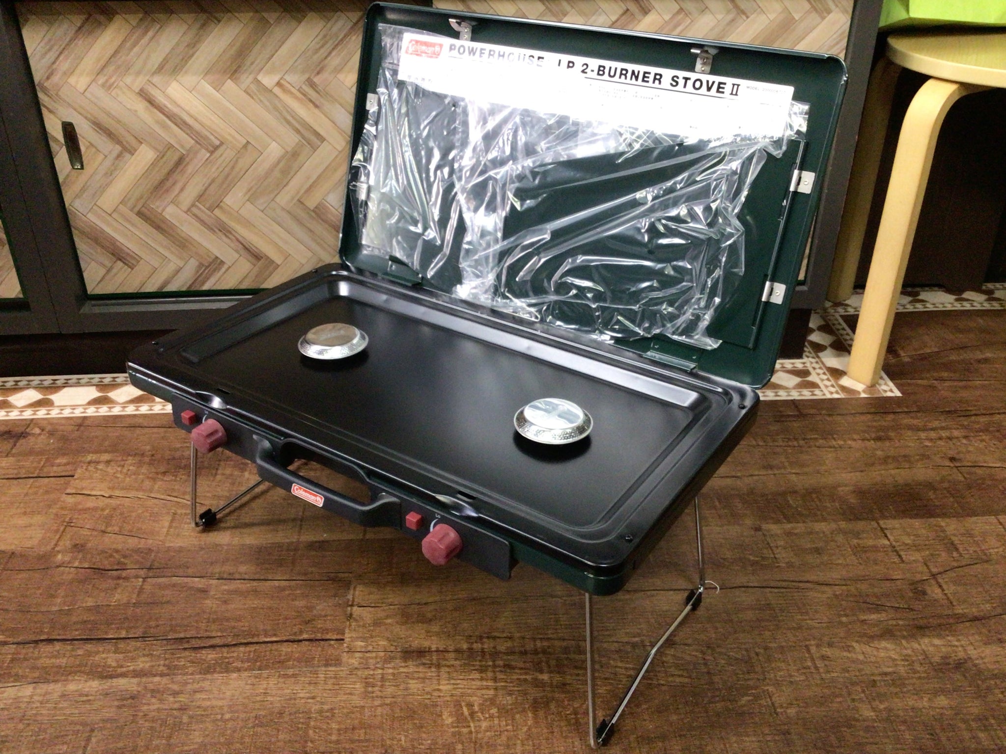 コールマン×モンロ パワーハウスLPツーバーナーストーブIIインディゴ