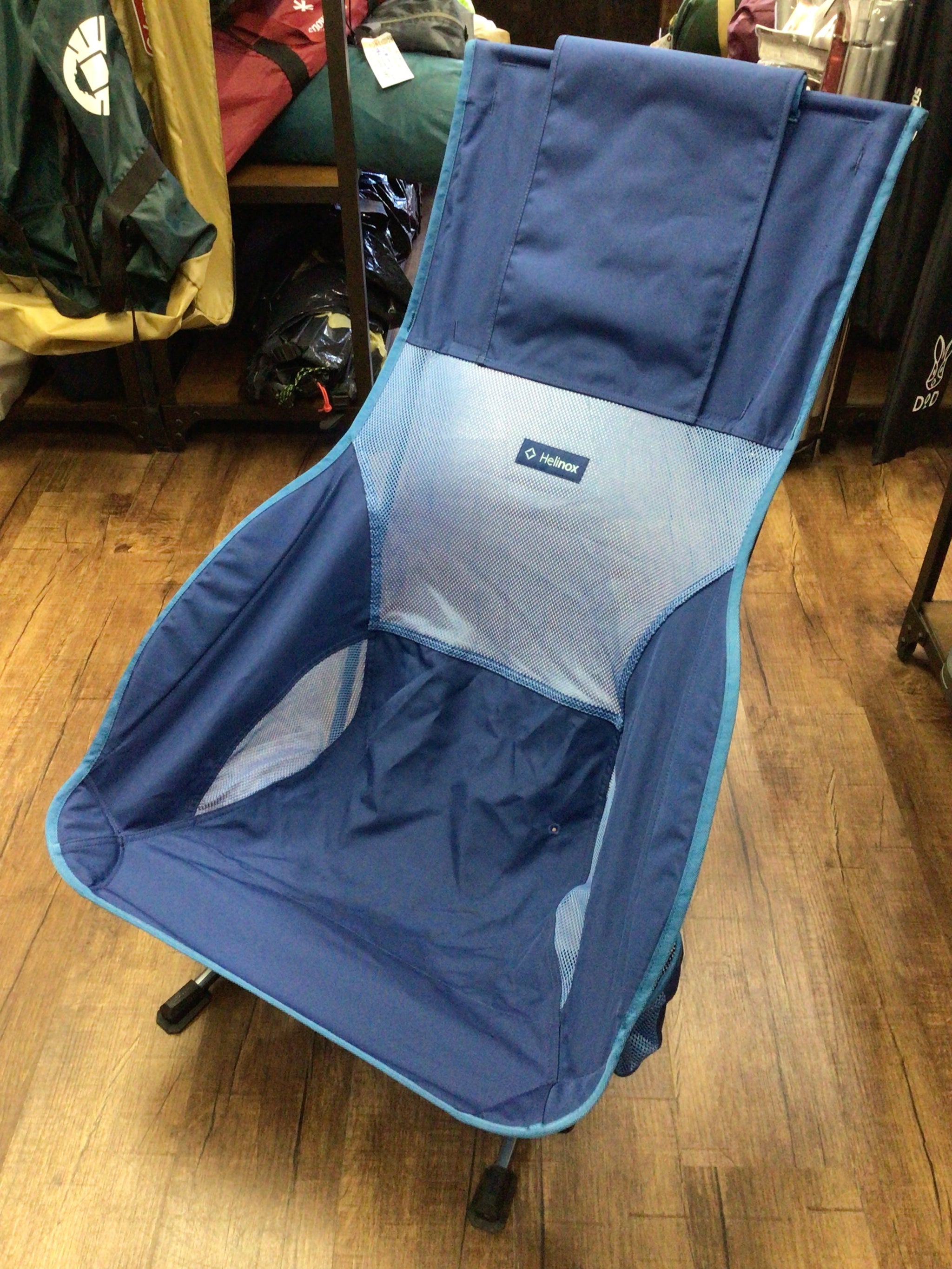 中古B】プライアチェア(ブルーブロック)/Helinox(ヘリ 中古B】プライアチェア(ブルーブロック)/Helinox(ヘリ