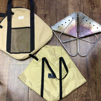 【中古A】焚火台M＋コンプリート収納バッグMセット／snowpeak（スノーピーク）