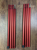 【中古A】★2本セット★ウイングタープポールレッド 240cm／snowpeak（スノーピーク）