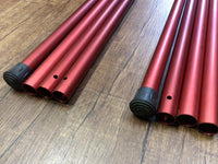 【中古A】★2本セット★ウイングタープポールレッド 240cm／snowpeak（スノーピーク）