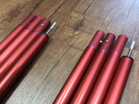 【中古A】★2本セット★ウイングタープポールレッド 240cm／snowpeak（スノーピーク）