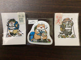 【新品】STEP STOPオリジナルステッカー（登山猫2種類、登山犬1種類）各450円