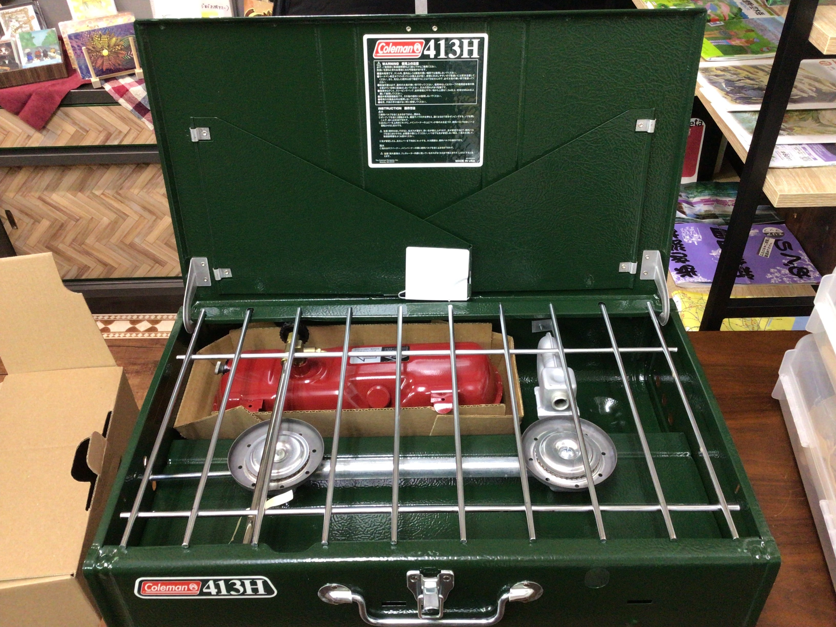 Coleman - Coleman 413Hツーバーナー 楽天市場】Coleman パワーハウスツーバーナー 413H（スポーツ
