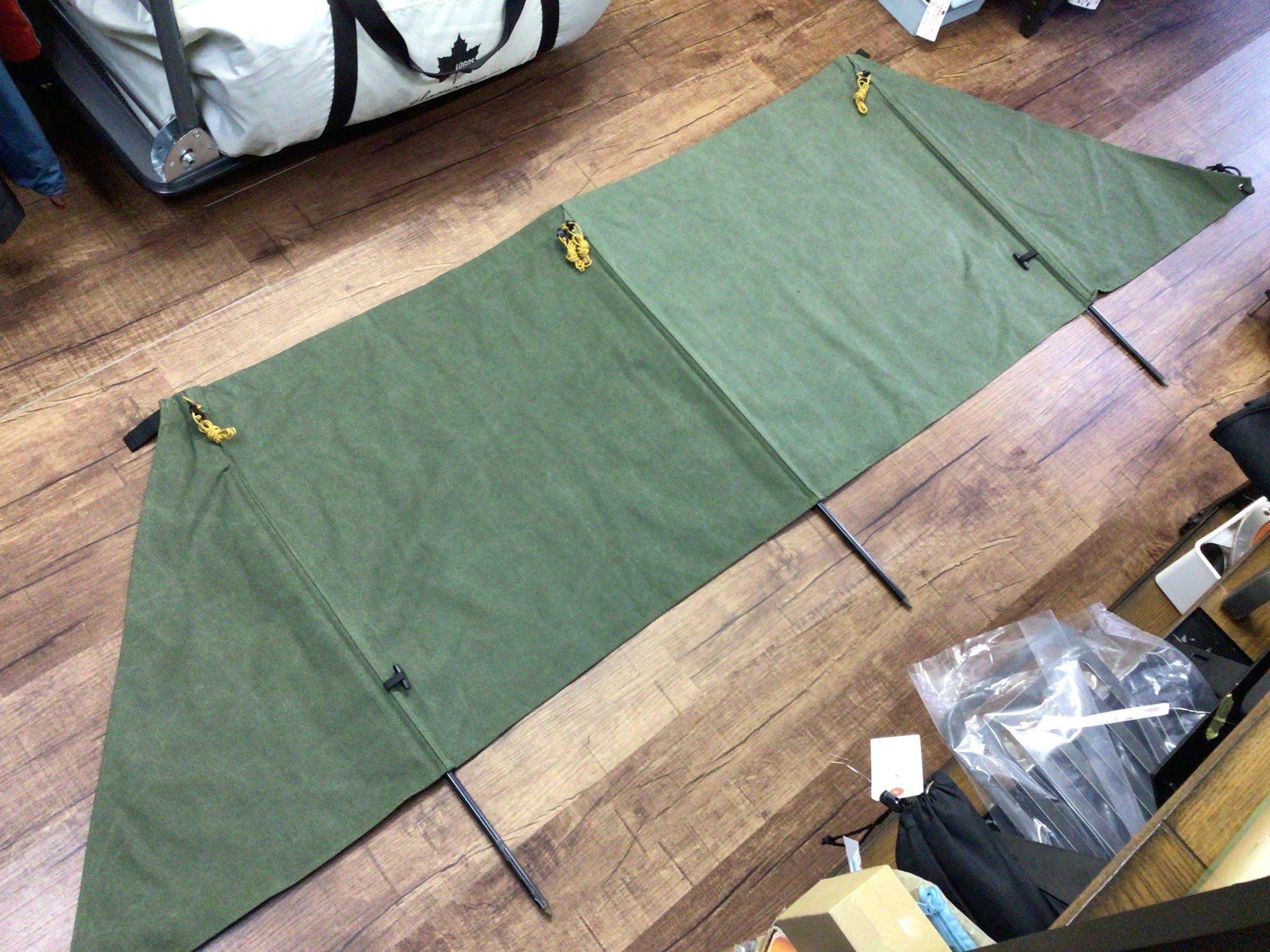 Amazon | [クイックキャンプ] 焚火陣幕-大焔 QC-WWS カーキ